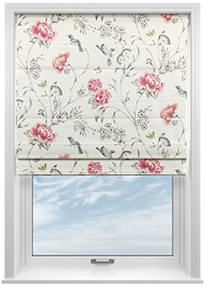 Borneo, Rose - Motorised Roman Blind